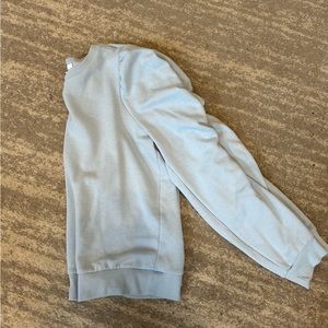 Gap factory crew neck puff sleeved sweatshirt